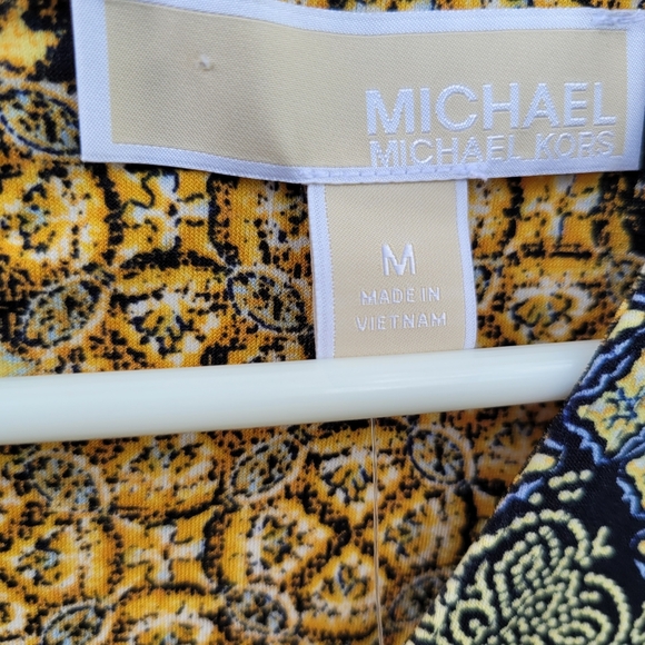 MICHAEL Michael Kors | Dress | Yellow Print | Medium | New with Tag ! - Picture 6 of 10
